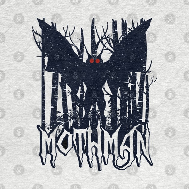 Mothman Silhouette by Tesszero